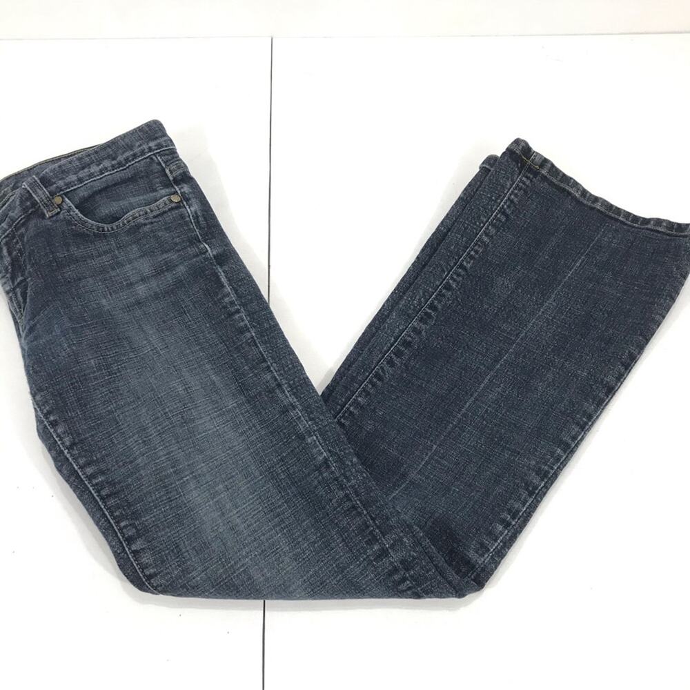 Bebe Carmen Interlk Bootcut Jeans Dark Blue Size 29 Petite